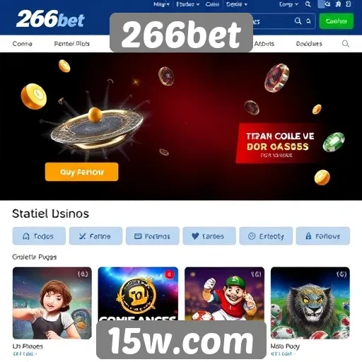 Opções de jogos disponíveis na plataforma 266bet